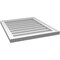 Ekena Millwork Vertical Surface Mount PVC Gable Vnt: Non-Functional, w/2"W x 1-1/2"H, Brickmould Frame, 22"W x 26"H GVPVE22X2602SN - alternate 3